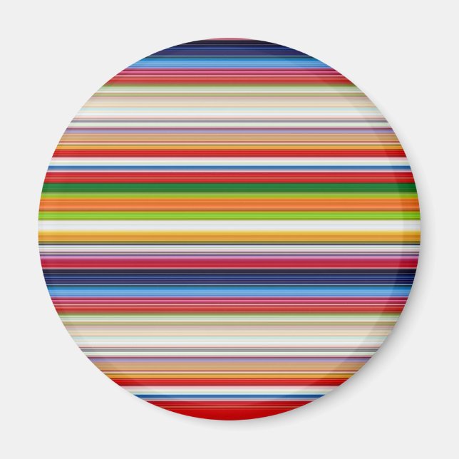 Farbige Streifen Magnet (Vorne)