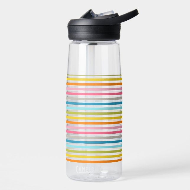 Farbige Streifen Muster-93861 Trinkflasche (Links)
