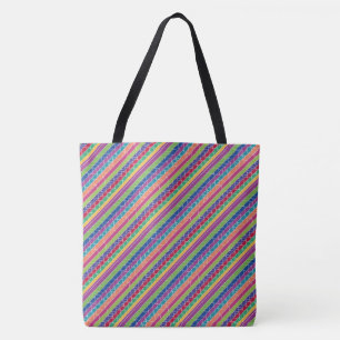 Farbige Streifen Tasche