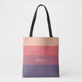 Farbige Streifen - Tasche