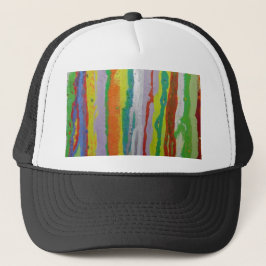 Farbige Streifen Truckerkappe
