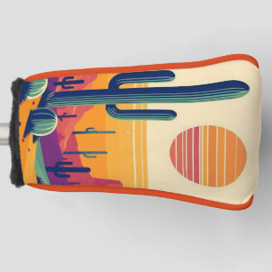 Farbige südwestliche Wüstenkunst Golf Headcover