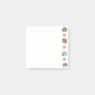 Farbige, sukkulente Post-it-Notizen Post-it Klebezettel