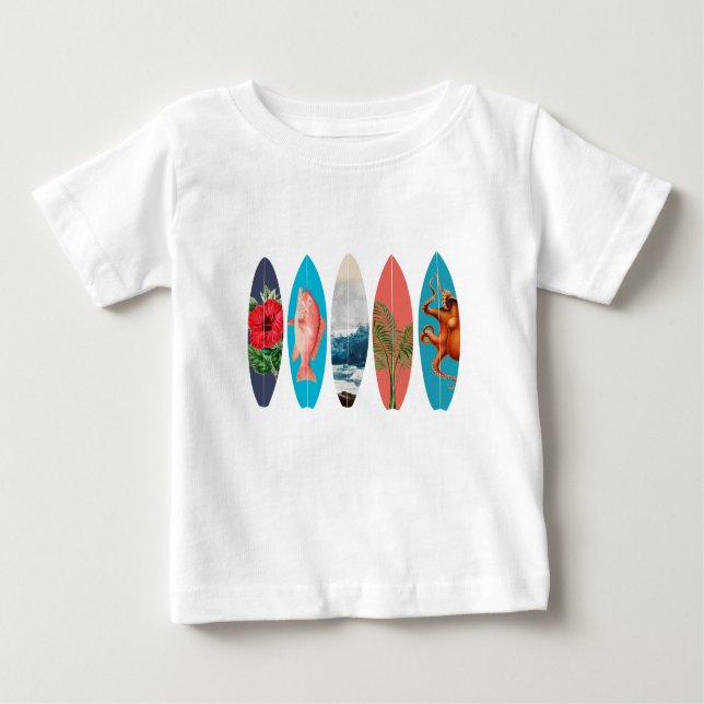 Farbige Surfbretter Baby T-shirt (Vorderseite)