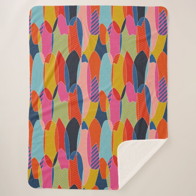 Farbige Surfbretter Sherpadecke (Vorderseite)