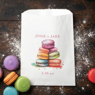 Farbige süße Makronen-Einpacktaschen Geschenktütchen