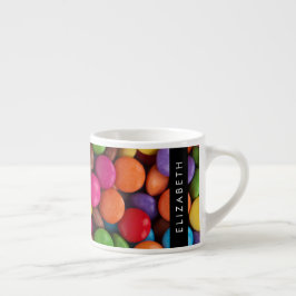 Farbige Süßigkeiten, Süßigkeiten, Süßigkeiten, Ihr Espressotasse