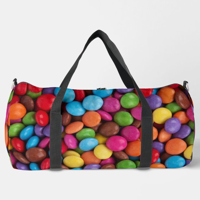 Farbige Süßigkeiten, Süßigkeiten, Süßigkeiten, Leb Duffle Bag (Vorderseite)