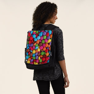 Farbige Süßigkeiten, Süßigkeiten, Süßigkeiten, Leb Rucksack