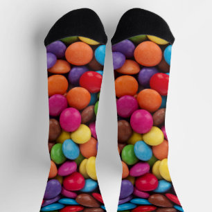 Farbige Süßigkeiten, Süßigkeiten, Süßigkeiten, Leb Socken