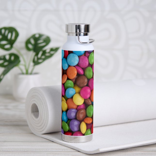 Farbige Süßigkeiten, Süßigkeiten, Süßigkeiten, Leb Trinkflasche (Yoga)