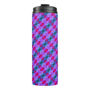 Farbige Symmetrie Thermosbecher