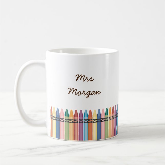 farbige Taschendiebstähle-Monografie-Lehrer Kaffeetasse (Links)