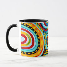 Farbige Tassendesign