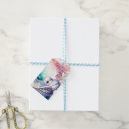 Farbige Taube Geschenkanhänger