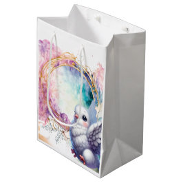 Farbige Taube Mittlere Geschenktüte