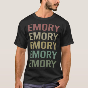 Farbige Textkunst - Emory Name T-Shirt