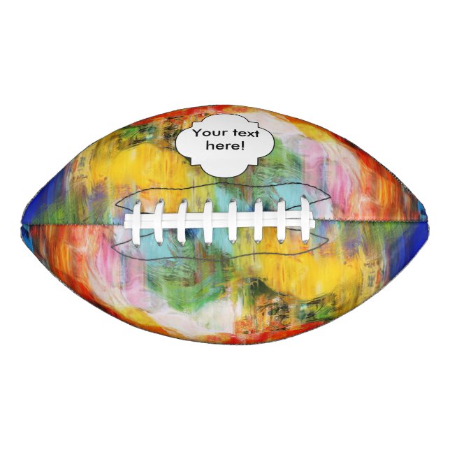 Farbige Textur Football (Vorderseite)