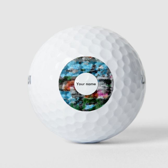 Farbige Textur Golfball (Vorderseite)