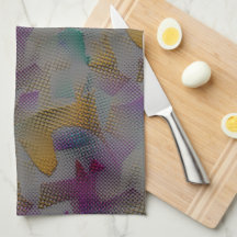 Farbige Textur mit Flecken, kleine geometrische Fo