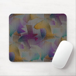 Farbige Textur mit kleinen chaotischen geometrisch Mousepad