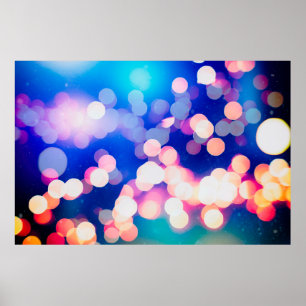 Farbige Textur, verschwommenes Hintergrundbild, Ku Poster