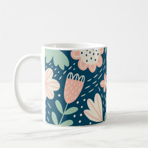 Farbige texturierte Backsteinwand Hintergrund in O Kaffeetasse