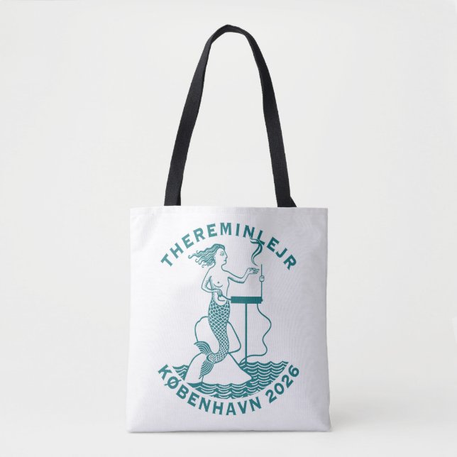 Farbige Theremin-Lagerkunst auf Dänisch Tasche (Vorderseite)