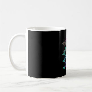 Farbige Tie-Dye-Druck Schmetterling Regenbogen Hip Kaffeetasse