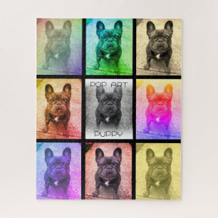 Farbige Tier-Foto-Puzzle