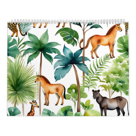Farbige Tiere Kalender