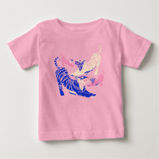 Farbige Tiger Baby T-shirt