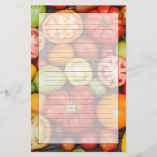 Farbige Tomaten Briefpapier