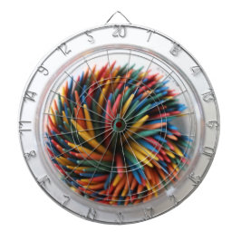 Farbige Toothpicks Metallkäfig Dartscheibe