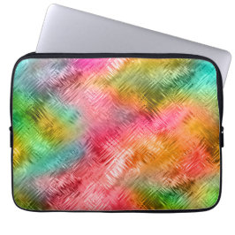 Farbige Tourmaline-Brillen-Textur Laptopschutzhülle