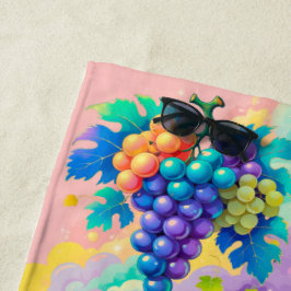Farbige Trauben für den Sommer Strandtuch