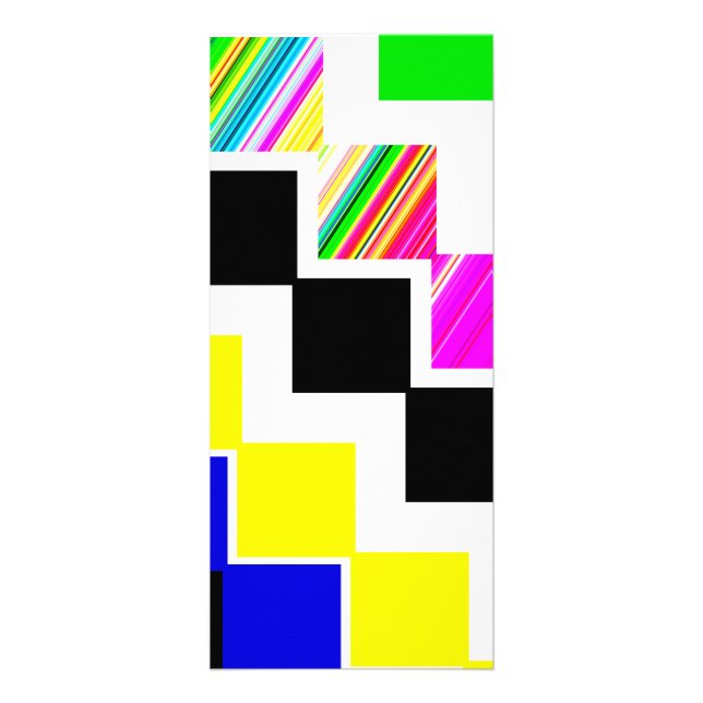 Farbige Treppe Werbekarte (Vorne)