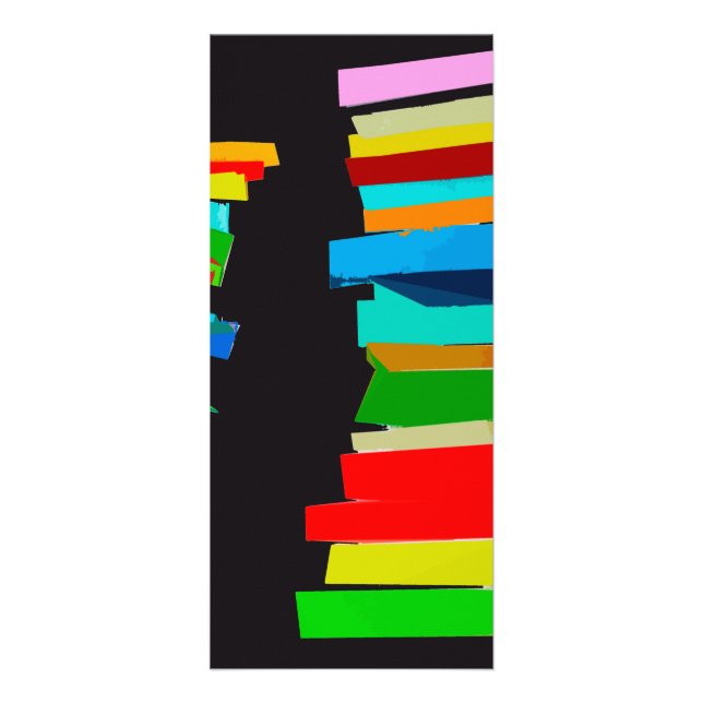 Farbige Treppe Werbekarte (Vorne)