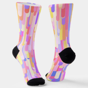 Farbige Tropfen Socken