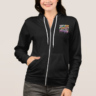 Farbige Tropfen Typografie Motivierend Kostenvoran Hoodie