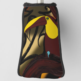 Farbige tropische Tukan-Illustration Golf Headcover