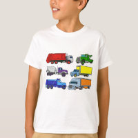 Farbige Trucks Illustrationen