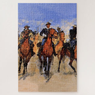 Farbige Truppen im Einsatz von Frederic Remington