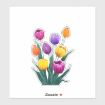 Farbige Tulpen