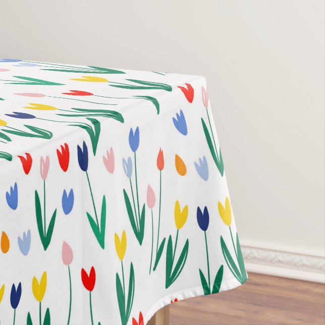 Farbige Tulpen   Tischdecke (Beispiel)