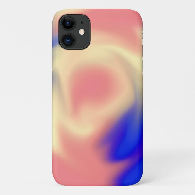 Farbige Twirbel Case-Mate iPhone Hülle (Rückseite)