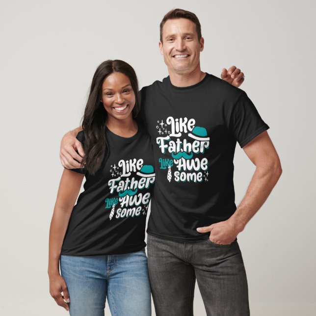 Farbige Typografie T-Shirt (Unisex)