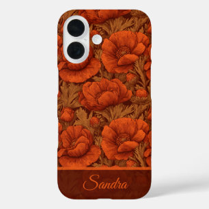 Farbige Überraschung Geburtstag Anemonen Name iPhone 16 Hülle