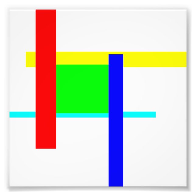 Farbige Umarmung Fotodruck (Vorne)