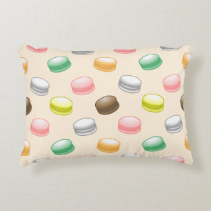 Farbige und schöne Macarons Dekokissen